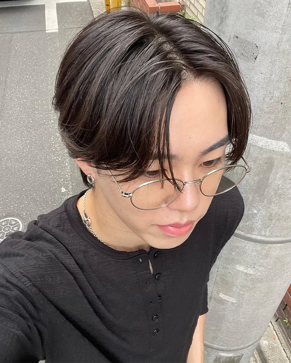Slim metal frame glasses