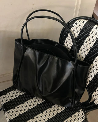 Basic Big Shoulder Bag