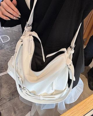 Belt-type square shoulder bag