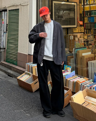 Non-faded denim pants