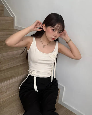 Ribbon Sleeveless
