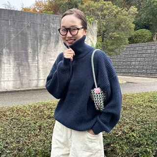 (Unisex) Half-Zip Knit