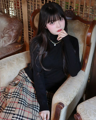 Basic high-neck knit