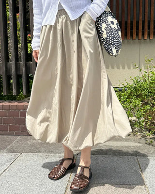 Balloon bunning long skirt