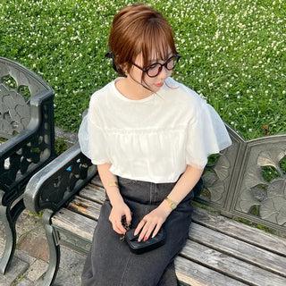 Organza Layered T-Shirt