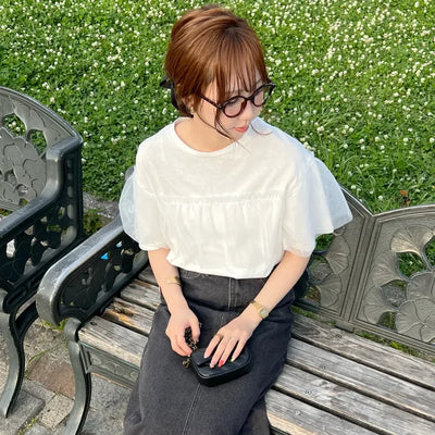 Organza Layered T-Shirt