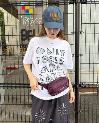 Crayon Lettering Short Sleeve T-Shirt