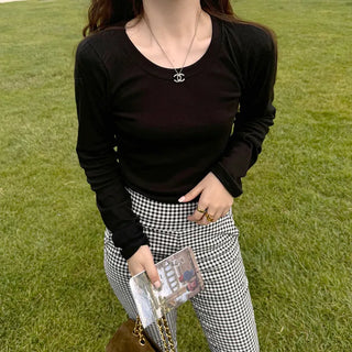 Colorful full U-neck T-shirt