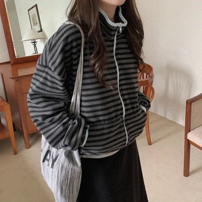 Brushed fleece sweatshirt