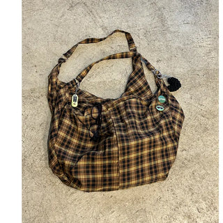 Checkered Cross Bag