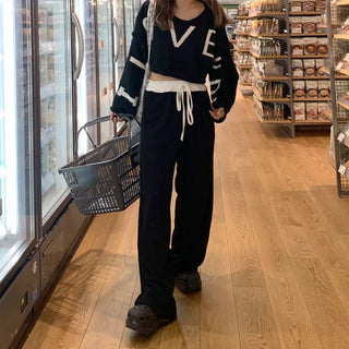 Two-tone sweatpants