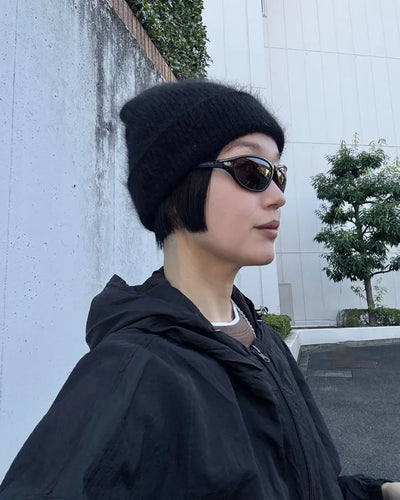 Angora beanie