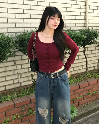 Slim-fit layered cardigan