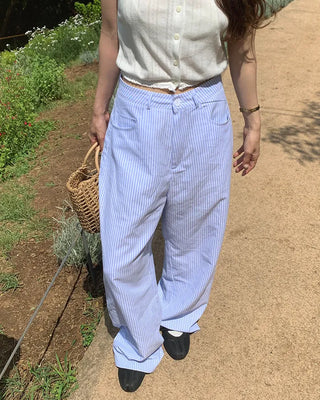Striped Easy Pants