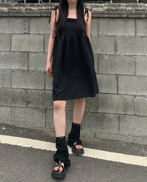Strappy Tiered Mini Camisole Dress