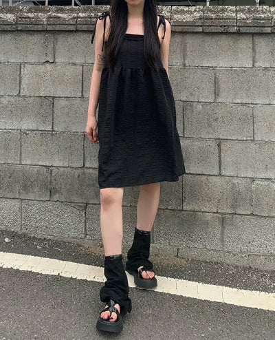 Strappy Tiered Mini Camisole Dress