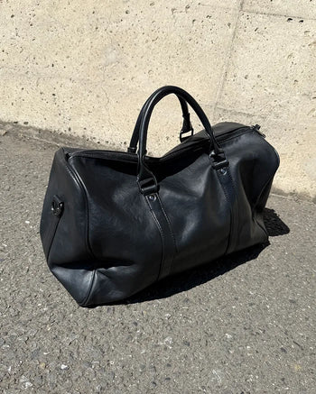 Leather Boston bag