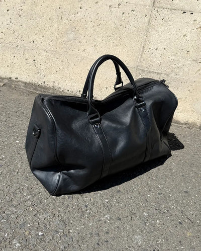 Leather Boston bag