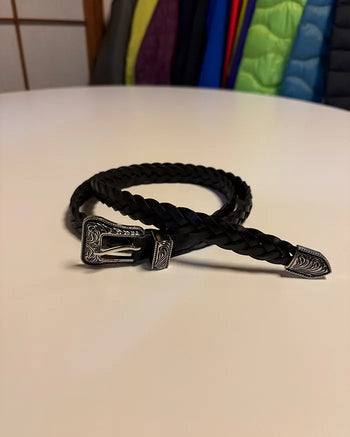 Western Twist Leather Belt