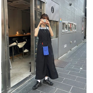 Backless long camisole dress