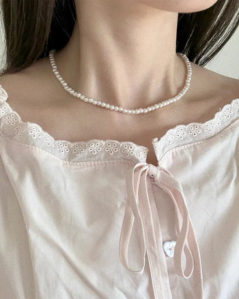 4mm Pearl Necklace