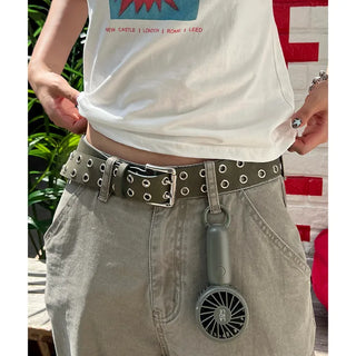 Bold Eyelet Belt