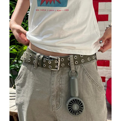 Bold Eyelet Belt