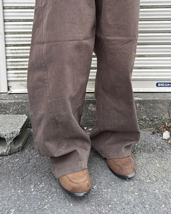 Suede penny loafers