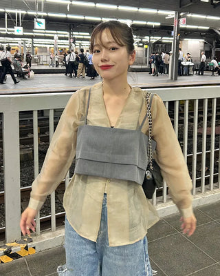 Layered Sleeve Wreath Bustier