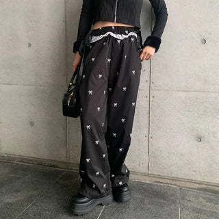 Frill Lace Banding Pants