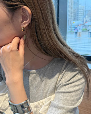 Bold earrings