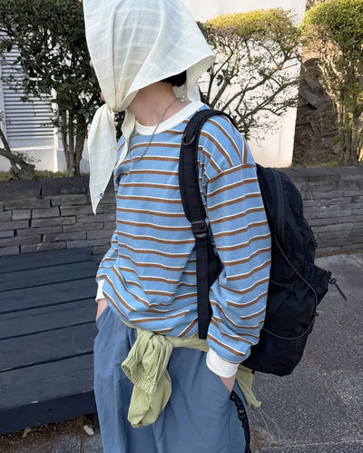 Casual striped T-shirt