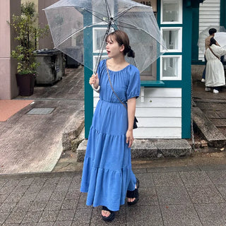 Tiered long dress