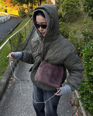Hooded Quilted Padded Jumper