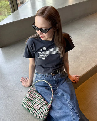 Border Star Patch Short-Sleeve T-Shirt
