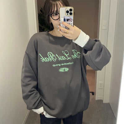 The Last Lettering Brushed Sweatshirt