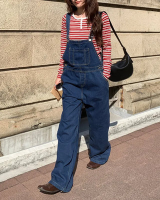 Denim overalls