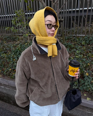 Reversible fur jacket