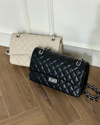 Quilted chain bag