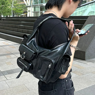 Multi-pocket shoulder bag