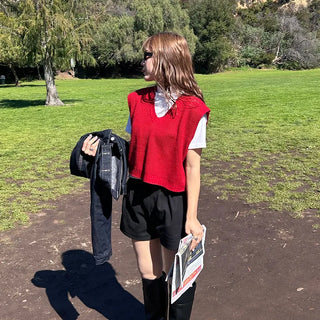Basic knit vest