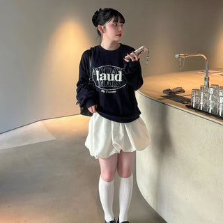 Balloon mini skirt