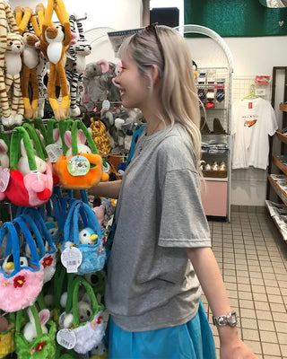 Round neck half T-shirt