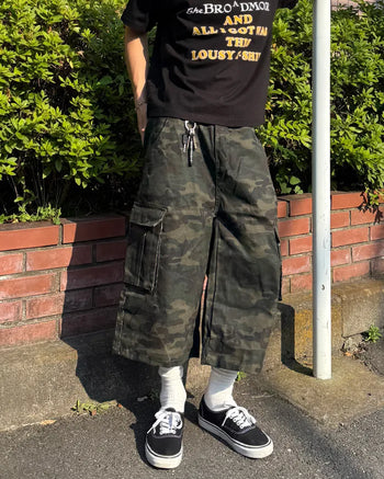 Camo Cargo Bermuda Pants