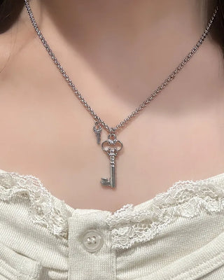 Silver Key Necklace