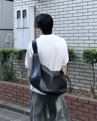 Leather crossbody bag