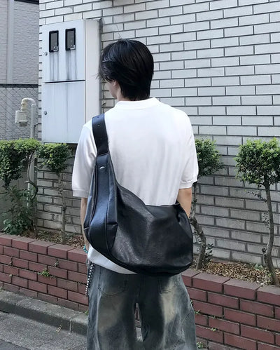 Leather crossbody bag