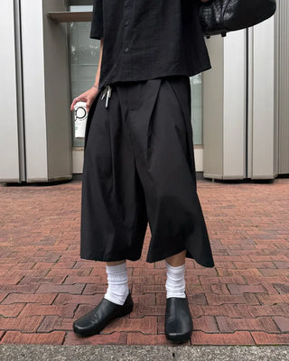 Pintuck Bermuda Shorts