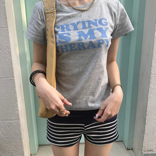 Slim Lettering T-Shirt
