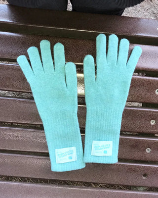 Label Point Long Gloves